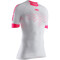 X-BIONIC The Trick G2 Laufshirt Damen arctic white/neon flamingo M