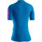 X-BIONIC Twyce G2 kurzarm Laufshirt Damen teal blue/neon flamingo L