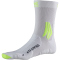 X-SOCKS Control Mountain Fahrradsocken arctic white/phyton yellow 39-41