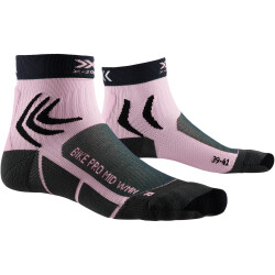 X-SOCKS Pro Fahrradsocken Damen charcoal/magnolia purple...