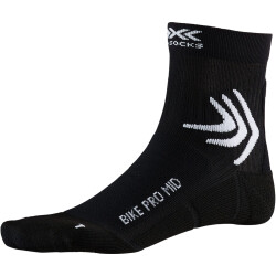 X-SOCKS Biking Pro Mid Fahrradsocken opal black 39-41