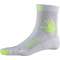 X-SOCKS Biking Pro Mid Fahrradsocken arctic white/phyton yellow 45-47