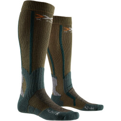 X-SOCKS Jagd Socken lang olive green/forest green 45-47