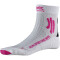 X-SOCKS Run Speed One Laufsocken Damen arctic white/flamingo pink 35-36