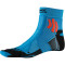 X-SOCKS Trail Run Energy Laufsocken teal blue/sunset orange 45-47