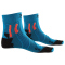 X-SOCKS Trail Run Energy Laufsocken teal blue/sunset orange 42-44