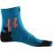 X-SOCKS Trail Run Energy Laufsocken teal blue/sunset orange 42-44
