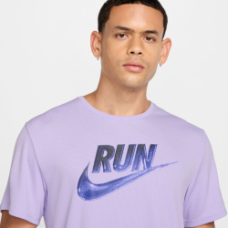 NIKE Miler Run Energy kurzarm Laufshirt Herren 515 - hydrangeas S
