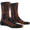 X-SOCKS Trek Pioneer Trekkingsocken midnight blue/crimson red 35-38