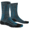 X-SOCKS Trek X Linen Trekkingsocken forest green/opal black 39-41