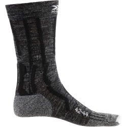 X-SOCKS Trek X Linen Trekkingsocken dolomite grey melange/opal black 35-38