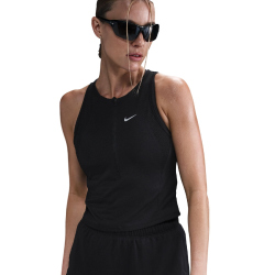 NIKE Dri-FIT Singlet Damen 010 - black/black/reflective...