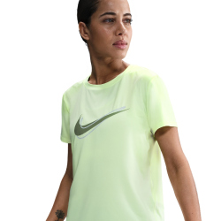 NIKE One Swoosh Dri-FIT kurzarm Laufshirt Damen 701 - barely volt S