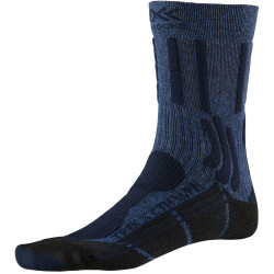 X-SOCKS Trek X CTN Trekkingsocken Damen midnight blue melange/opal black 35-36