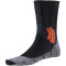 X-SOCKS Trek Dual Trekkingsocken granite grey/bonfire orange 42-44