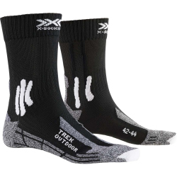 X-SOCKS Trek Outdoor Trekkingsocken opal black/dolomite grey melange 35-38