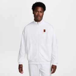 NIKE Court Heritage Tennis Trainingsjacke Herren 100 - white/white S