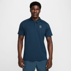 NIKE Court Advantage Dri-FIT Tennis Poloshirt Herren 478 - armory navy/white/white M