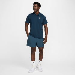 NIKE Court Advantage Dri-FIT Tennis Poloshirt Herren 478 - armory navy/white/white M