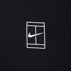 NIKE Court Advantage Dri-FIT Tennis Poloshirt Herren 010 - black/white/white XL