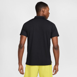 NIKE Court Advantage Dri-FIT Tennis Poloshirt Herren 010 - black/white/white XL