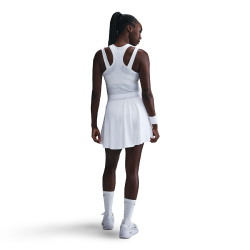 NIKE Court Ace Advantage Dri-FIT High-Waist Tennisrock Damen 100 - white/white M