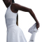 NIKE Court Ace Advantage Dri-FIT High-Waist Tennisrock Damen 100 - white/white M