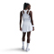 NIKE Court Ace Advantage Dri-FIT High-Waist Tennisrock Damen 100 - white/white XL
