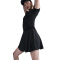NIKE Court Ace Advantage Dri-FIT High-Waist Tennisrock Damen 010 - black/black M