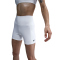 NIKE Court Dri-FIT High-Waist Tennisshorts Damen 101 - white/black XS