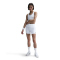 NIKE Court Dri-FIT High-Waist Tennisshorts Damen 101 - white/black XS