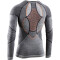 X-BIONIC Apani 4.0 Merino Langarmshirt Herren black/grey/orange M