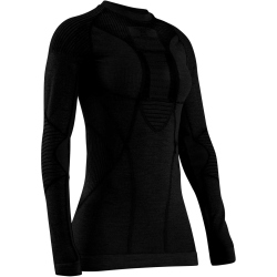 X-BIONIC Apani 4.0 Merino Langarmshirt Damen black/black XL