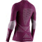 X-BIONIC Energy Accumulator 4.0 langarm Funktionsshirt Damen plum/pearl grey M