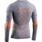 X-BIONIC Energy Accumulator 4.0 langarm Funktionsshirt Herren grey melange/orange M