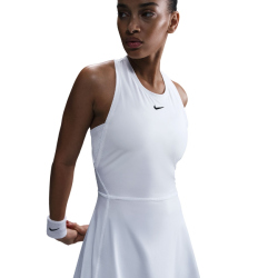 NIKE Victory Dri-FIT Tennis Kleid Damen 100 - white/black L