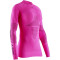 X-BIONIC Energizer 4.0 langarm Funktionsshirt Damen neon flamingo/anthracite XS