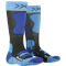 X-SOCKS Skisocken Junior 4.0 anthracite melange/electric blue 35-38