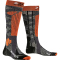X-SOCKS Skisocken Rider 4.0 Herren stone grey melange/x-orange 45-47