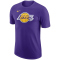 NIKE LA Lakers NBA Essential T-Shirt Herren 504 - field purple S