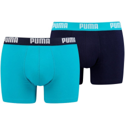 2er Pack PUMA Basic Boxershorts aqua / blue S