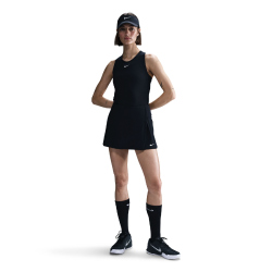 NIKE Victory Dri-FIT Mid-Waist Rock Damen 010 - black/white S