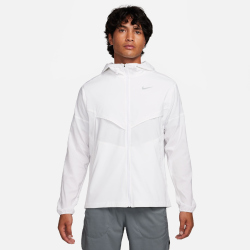NIKE Windrunner Repel Laufjacke Herren 100 - white/white/reflective silv XL