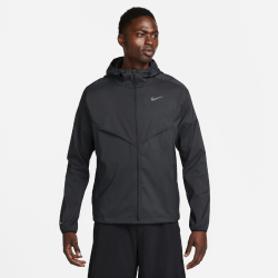 NIKE Windrunner Repel Laufjacke Herren 010 - black/black/reflective silv S