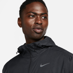 NIKE Windrunner Repel Laufjacke Herren 010 - black/black/reflective silv S