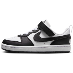 NIKE Court Borough Low Recraft Sneaker Kinder 131 - white/black 28.5