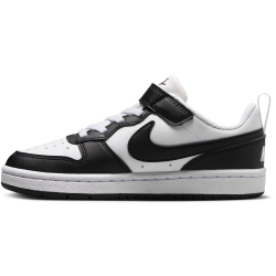NIKE Court Borough Low Recraft Sneaker Kinder 131 - white/black 28.5
