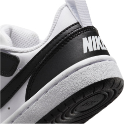 NIKE Court Borough Low Recraft Sneaker Kinder 131 - white/black 28.5