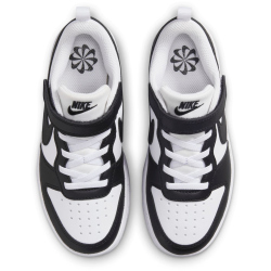 NIKE Court Borough Low Recraft Sneaker Kinder 131 - white/black 28.5