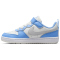 NIKE Court Borough Low Recraft Sneaker Kinder 128 - summit white/vast grey-cobalt pulse 28.5